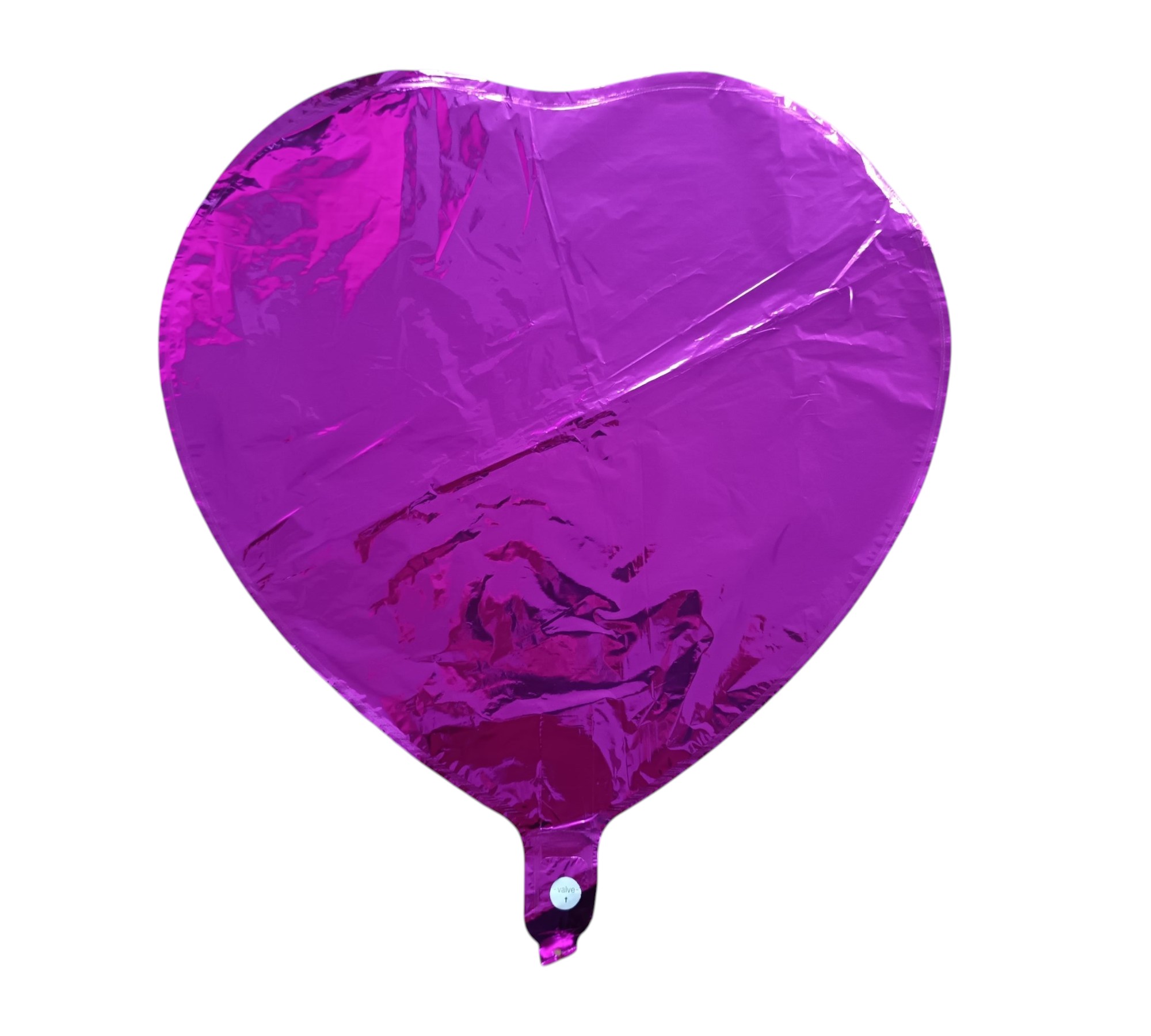Heart-Hot Pink-18" unpackaged