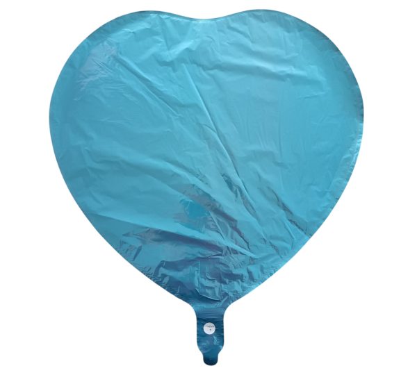 Heart-Pastel Blue-18" Unpacked