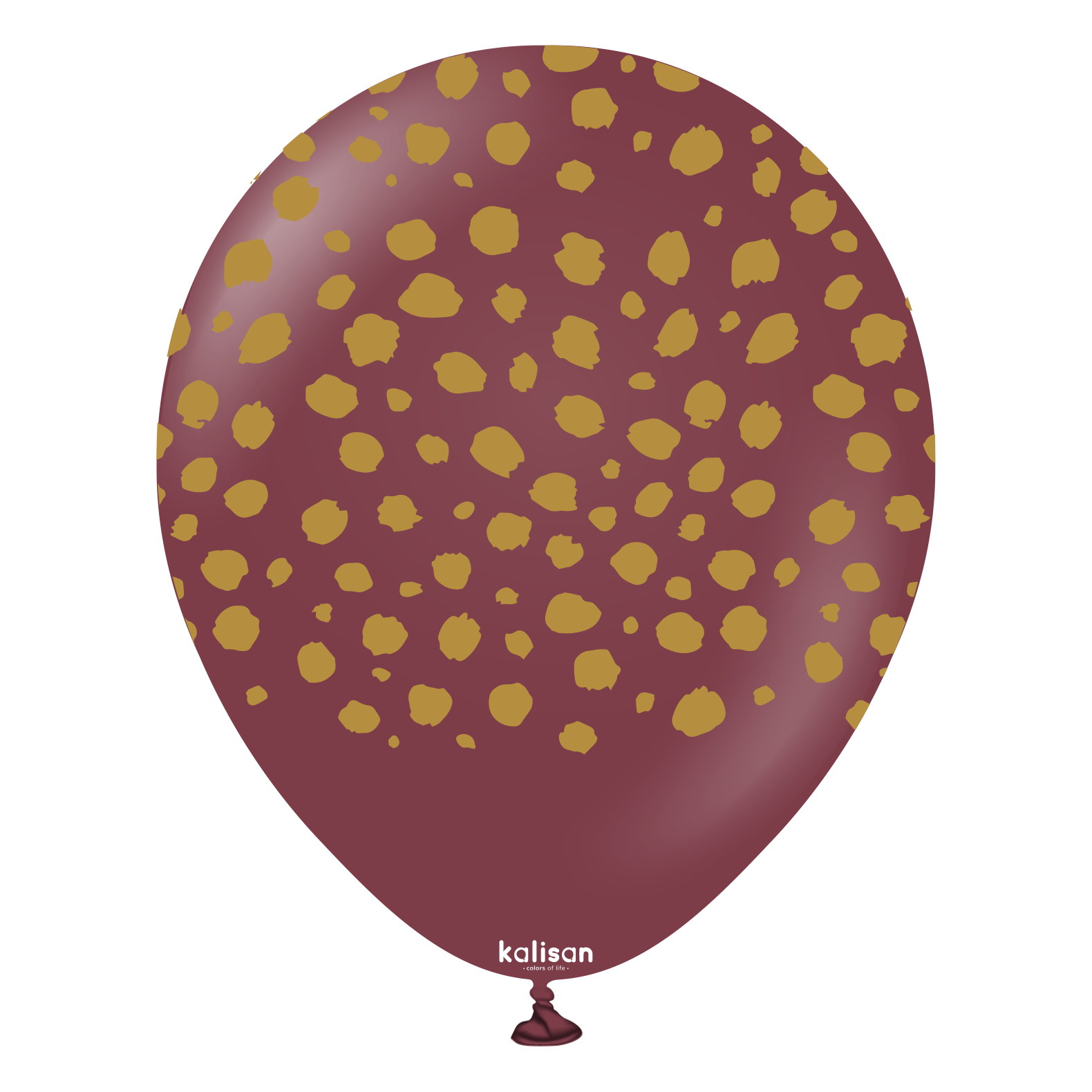 Safari Cheetah - Burgundy(Print Color: Gold) - 25CT - Discontinued