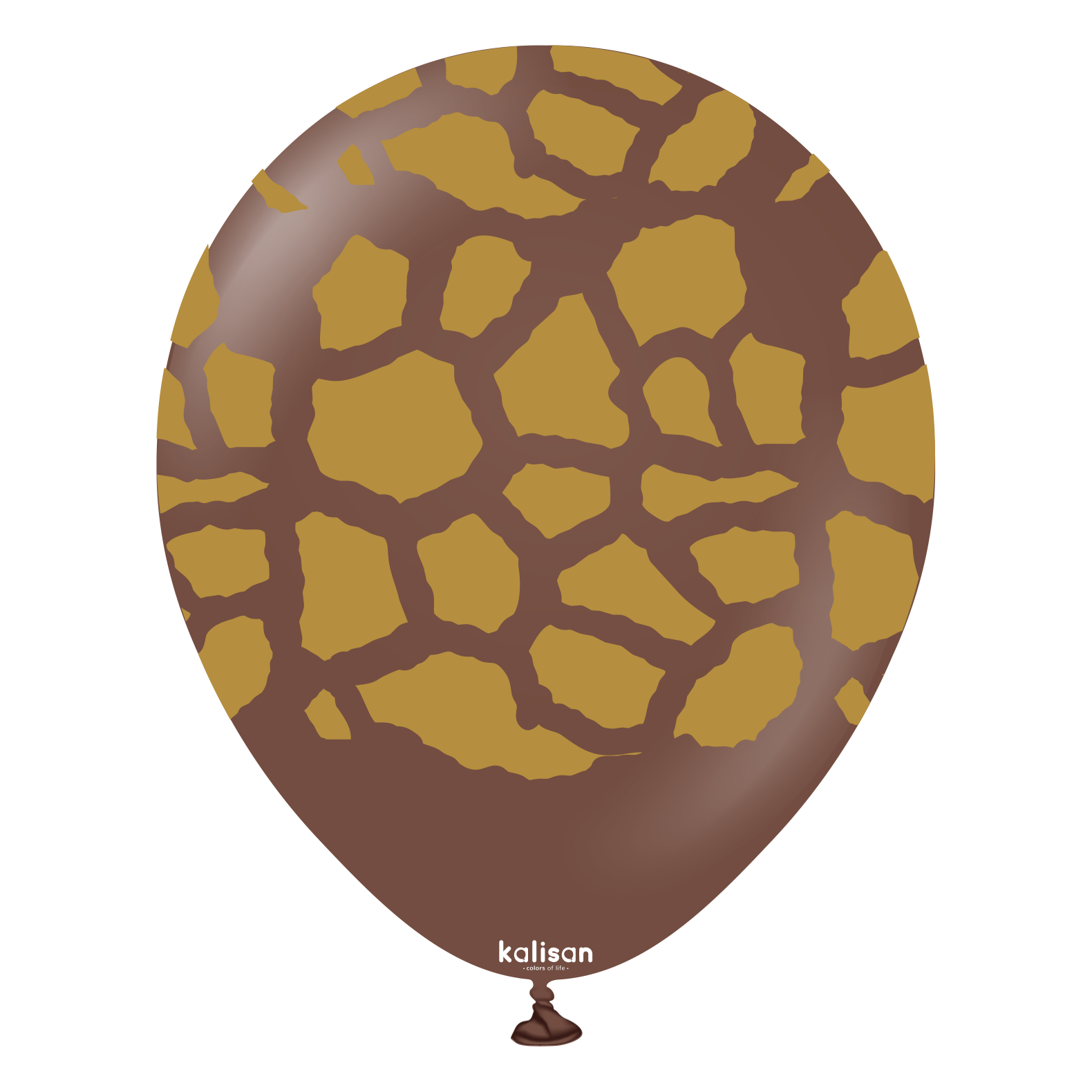 Safari Giraffe - Chocolate Brown(Print Color: Gold) - 25CT