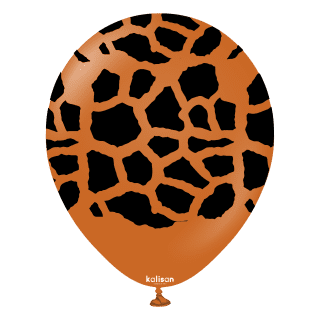 Safari Giraffe - Rust Orange - 25CT