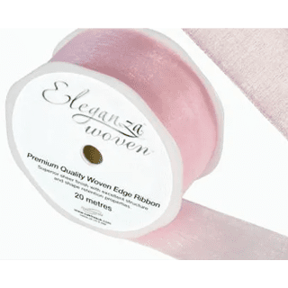 38mm Woven Ribbon Light Pink No.21 - 451306