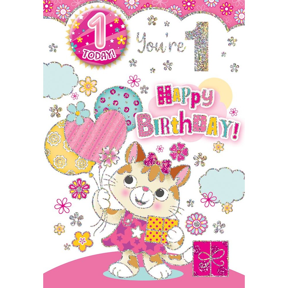 Sensations - Female 1st Birthday - Code 50 - 6pk - TP5002B/01