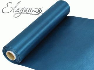 Eleganza Satin Fabric 29cm x 20m Teal No.56