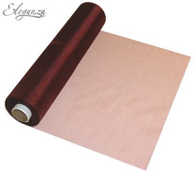 Eleganza Soft Sheer Organza 29cm x 25m No.17 Burgundy