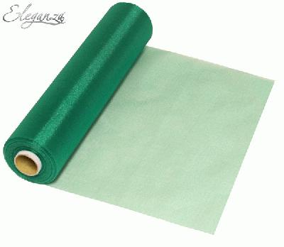 Eleganza Soft Sheer Organza 29cm x 25m No.15 Emerald Green