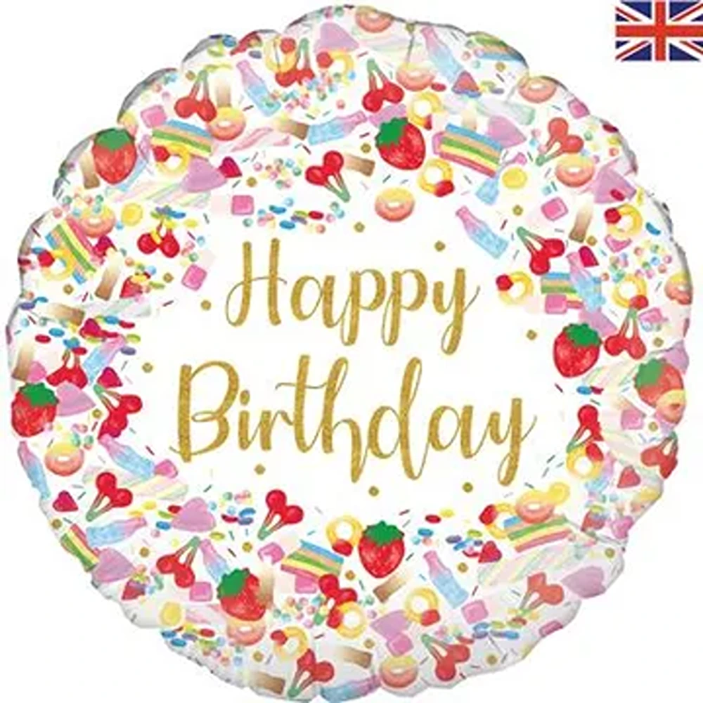 Oaktree 18inch Pick n Mix Birthday Holographic - 229783