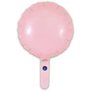 Oaktree 9"Matte Pink Round Self Sealing Flat - 602588UP