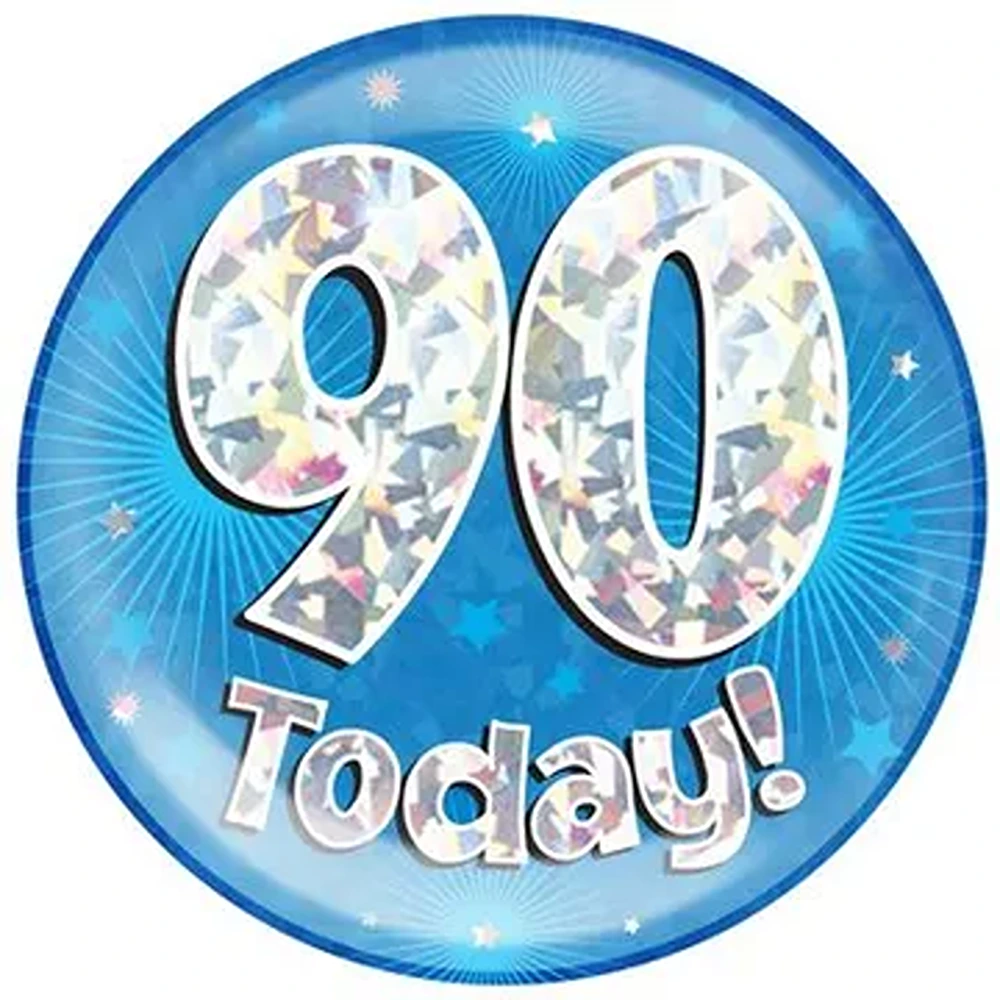 Oaktree - Holographic Jumbo Badge - 90 Today Blue - 633599