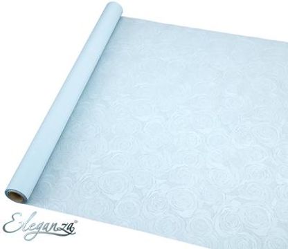 Eleganza Shimmer Rose Wrap 60cm x 10m Pastel Lt. Blue No.25