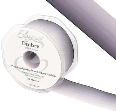 Eleganza Wired Edge Ombre Ribbon 38mm x 20m Tone No.297