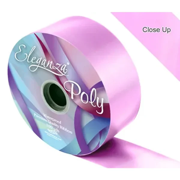 Oaktree - Eleganza Poly Ribbon 50mm x 91m (100yds) No.07 Classic Pink - 618060