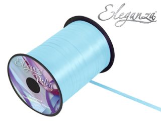 Eleganza Poly Curling Ribbon 5mm x500yds No.25 Lt.Blue
