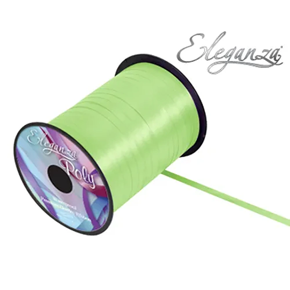 Eleganza Poly Curling Ribbon 5mm x500yds No.13 Mint