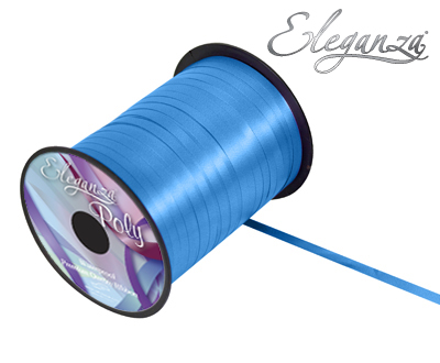 Eleganza Poly Curling Ribbon 5mm x500yds No.55 Turquoise