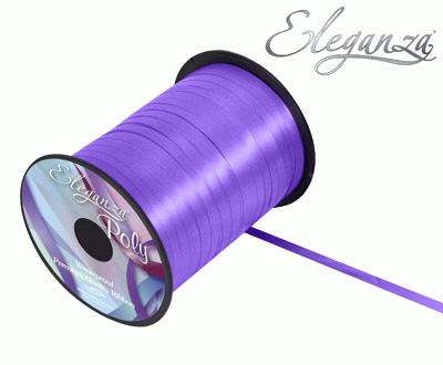 Eleganza Poly Curling Ribbon 5mm x500yds No.36 Purple