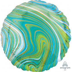 Anagram 18″ S15 Blue/Green Marblez Round Flat - 4208602*