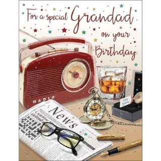 Birthday - Grandad - Code 50 - 6pk - C80235 *