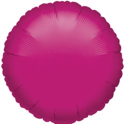 Anagram 18" S15 Metallic Fuchsia Round Flat -2156602*