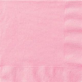 Lovely Pink Solid Luncheon Napkins, 20ct