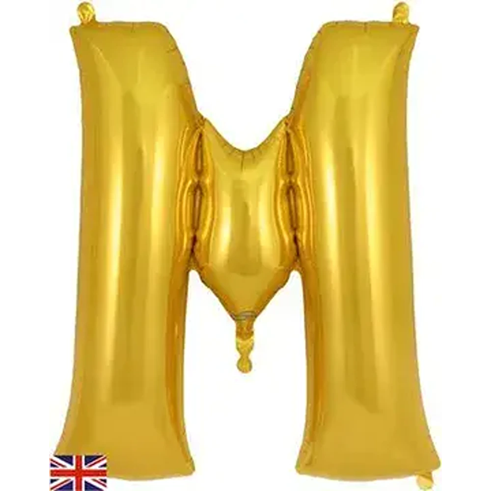 Oaktree 34inch Letter M Gold