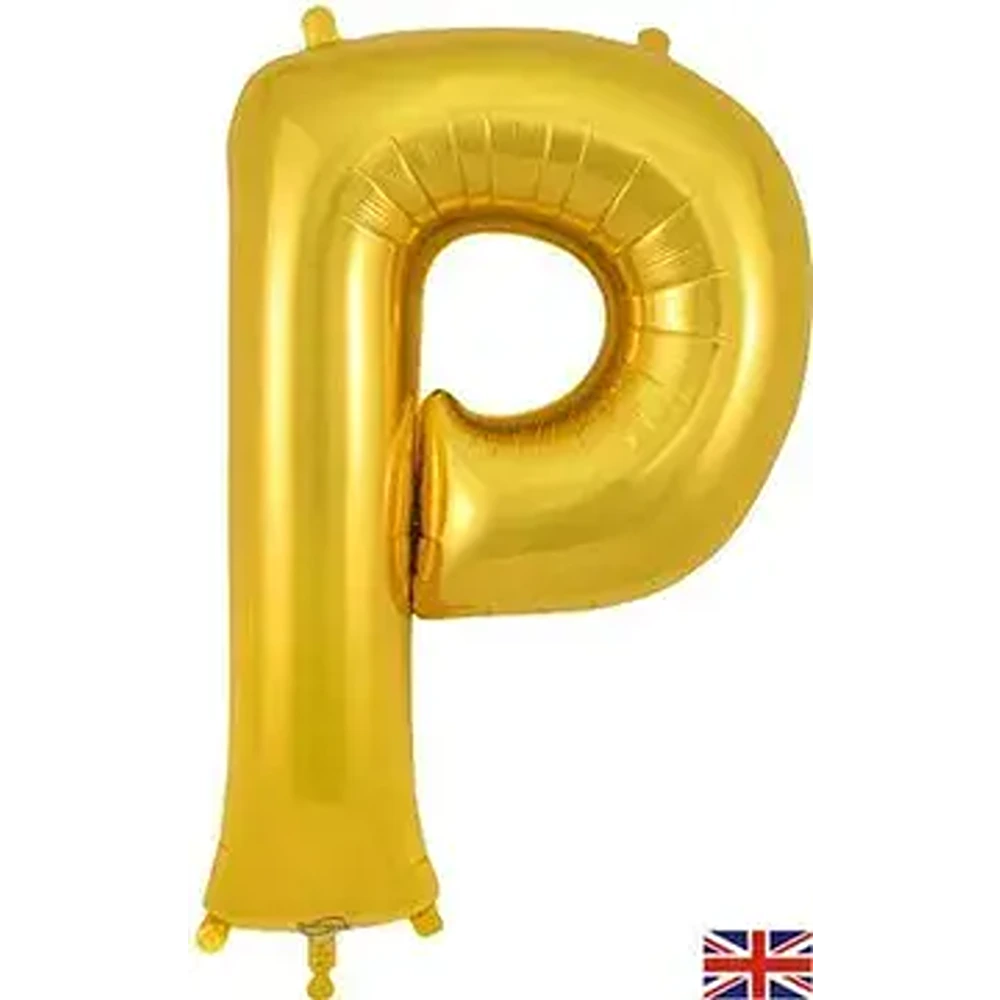 Oaktree 34inch Letter P Gold