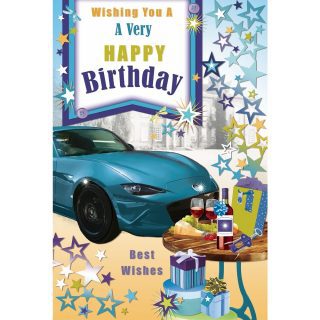 Clearance - XY - Reflections Open Male 3D Car - Code 75 - 6pk - SR7562A