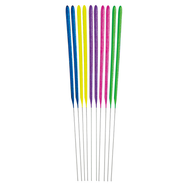 Assorted Neon Sparklers, 7", 10ct
