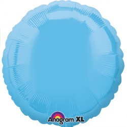 Anagram 18" Pale Blue Round Flat - 2243602*