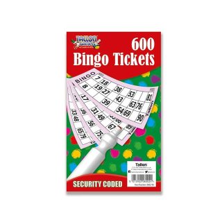 Jumbo Bingo Tickets 21 x 12cm - 8002/48*
