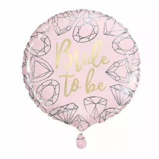 Unique - Round Pink Diamond Bride To Be - 18" - 53743