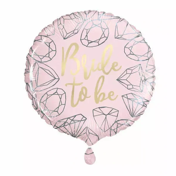 Unique - Round Pink Diamond Bride To Be - 18" - 53743