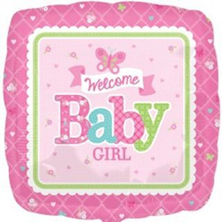 Welcome Baby Girl Butterfly - 3074701*