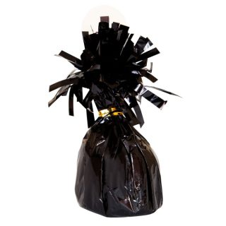 12 x Foil Balloon Weight - Black - 4941