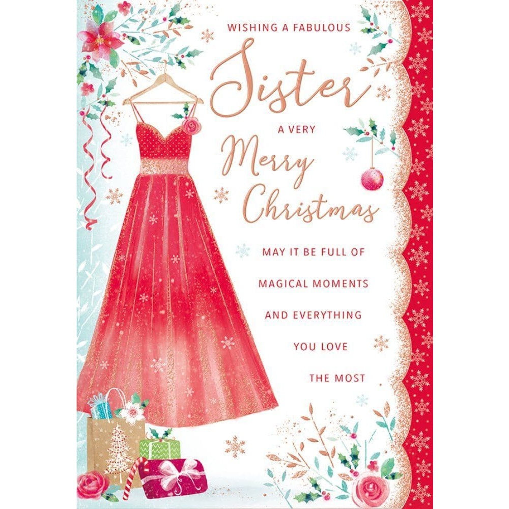 Xmas Fabulous Sister Dress - C85334*