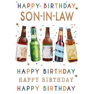 Simon Elvin - Son-In-Law Birthday - 6pk - Code 50 - 50MR117b