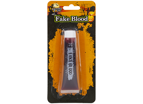 TUBE OF HALLOWEEN FAKE BLOOD ON BLISTER CARD