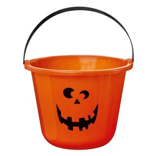 23cm Org Trick or Treat Bucket Pumpkin Design - HA228539
