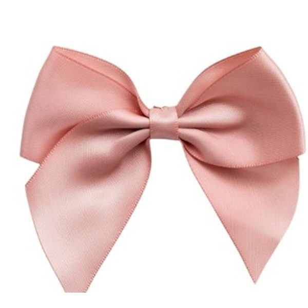 Rose Gold - Satin Ribbon Bows - 10cm - 6ct - 9612