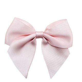 Blush Pink - Satin Ribbon Bows - 10cm - 6ct - 9619