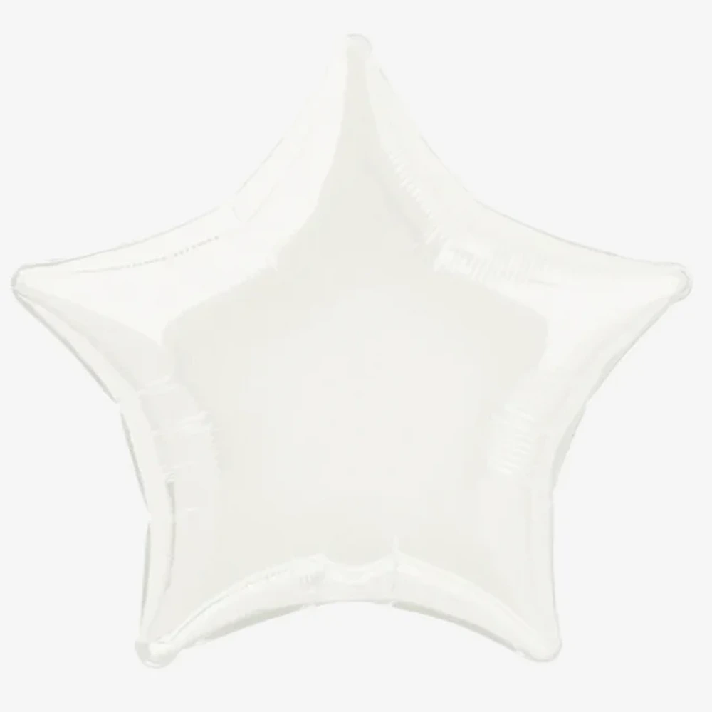 UNIQUE - 20'' STAR WHITE FOIL BLLN - 52909