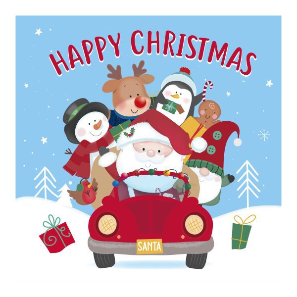 Santa Cute 20pk Cards - X-35843-BC - Image 2