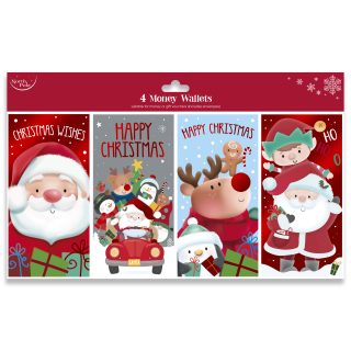 4pk Cute Money Wallets - X-35870-MWC*