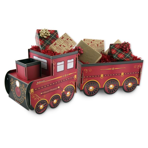 PRE-ORDER! – Christmas Present Train - 74x29x22cm - X-35966-BXC