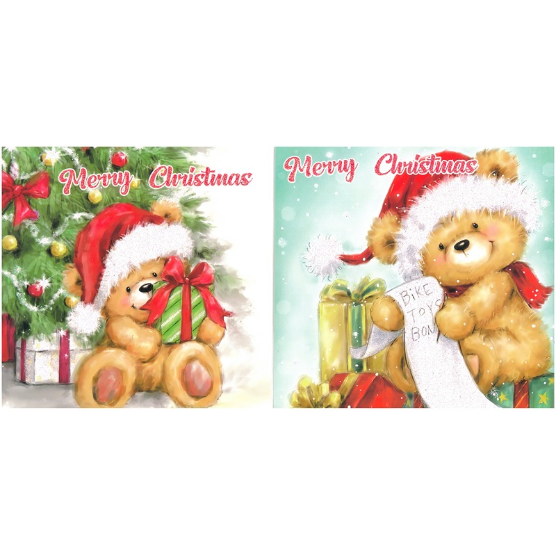12 Luxury Cards 6 Of Each Design - XTUAC-305