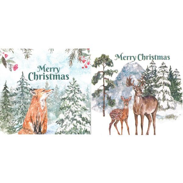 12 Luxury Cards 6 Of Each Design - XTUAC-306