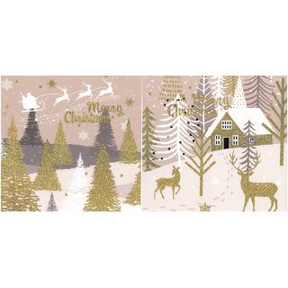 12 Luxury Cards 6 Of Each Design - XTUAC-311