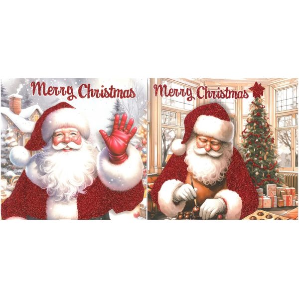 12 Luxury Cards 6 Of Each Design - XTUAC-314