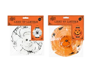 Halloween Light Up Indoor Lantern - HAL0905OB*