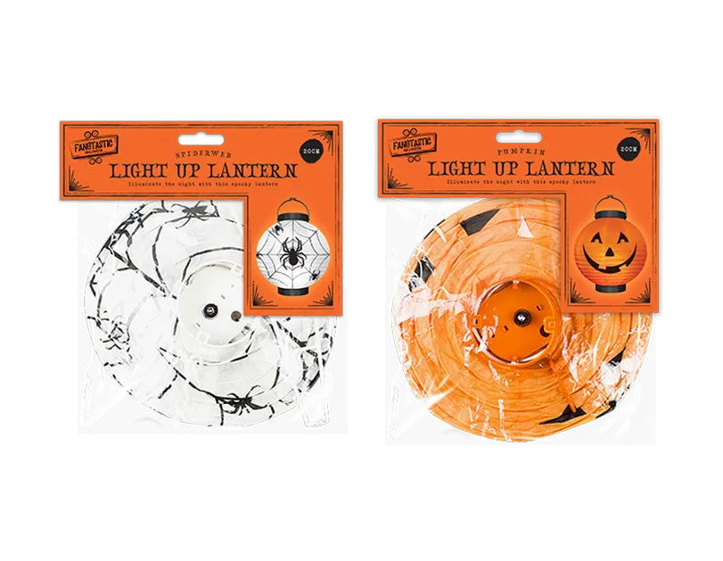 Halloween Light Up Indoor Lantern - HAL0905OB*